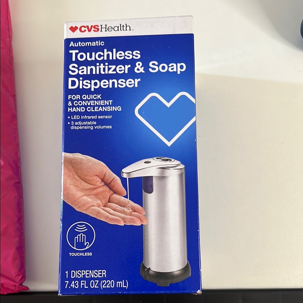 Automatic Touchless Sanitizer & Soap Dispenser - Silver